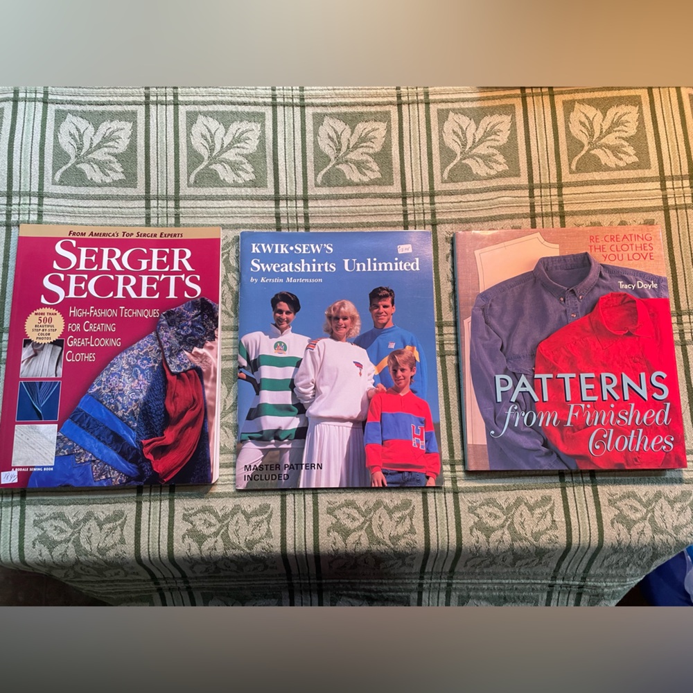 3 Vintage Sewing Books